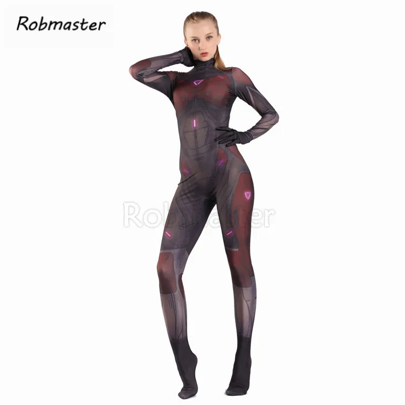Костюм Аниме Gen:LOCK Cospaly унисекс из спандекса Zentai sinclear Kazu Valentina Cammie комбинезон