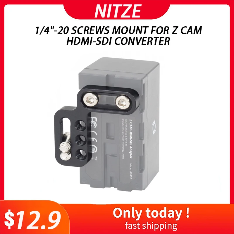 

NITZE 1/4"-20 SCREWS MOUNT FOR Z CAM HDMI-SDI CONVERTER - E2-SDI-S free shipping support dropping