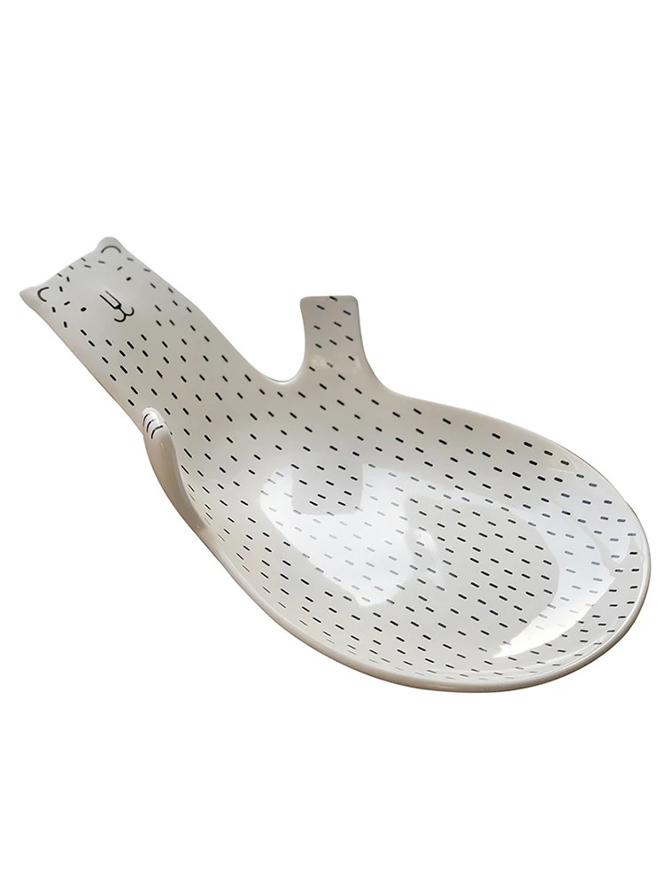 Маленький белый ложка с медведем стеллаж для выставки товаров шпатель Кухня