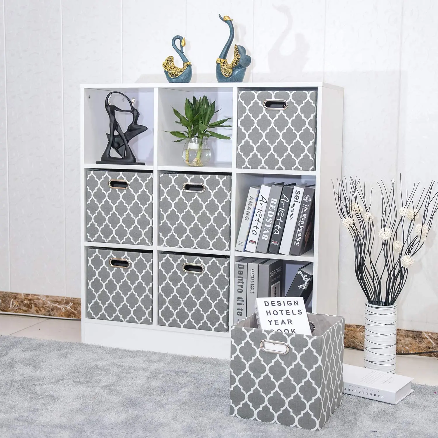 Ящик для хранения тканевый складной органайзер игрушек чуланов галстуков