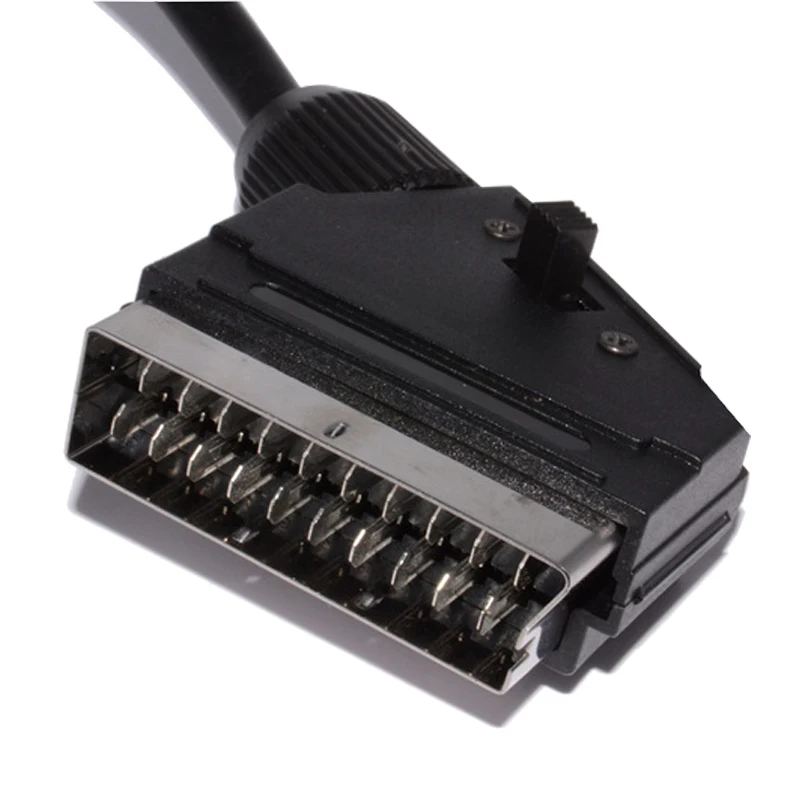 Стандарт ЕС SCART линия 1 5 м 21P метла головка аудио и видео соединительная