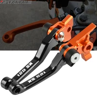 motorcycle accessories cnc motocross pivot dirt bike brake clutch levers for 125sx 125xcw 125 sx 125 xcw 2009 2010 2011 2015