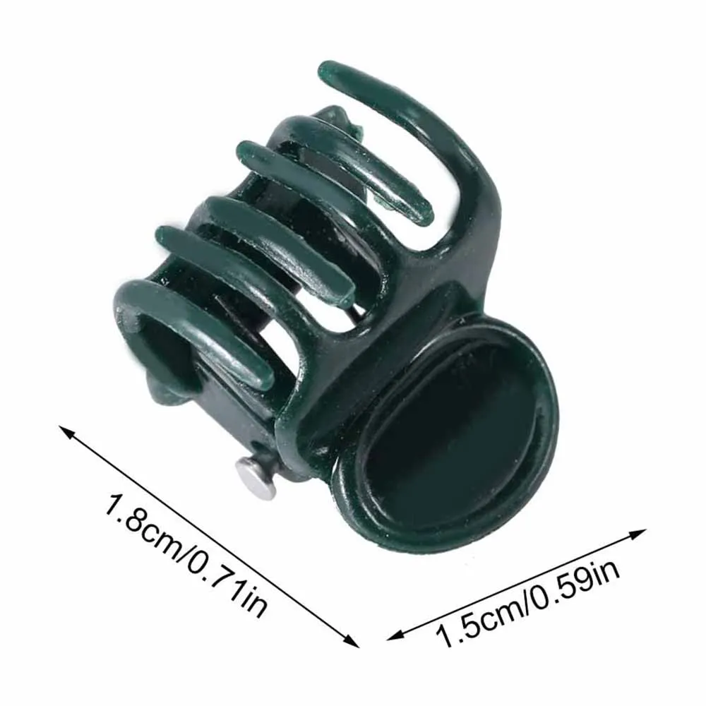 

100pcs Garden Plant Clips Plastic Support Orchid Stem Clip For Vine Vegetables Flower Tied Bundle Branch Clamping Garden Tool