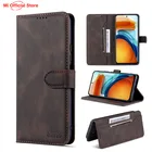 Чехол для Xiaomi Redmi Note 10910Pro Max10S, Кожаный флип-чехол для Poco X3, GT, M3, F3, Redmi Note 9, 9T, 9, Power, чехол-бумажник с кармашком для карт