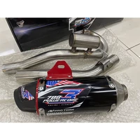 for honda crf230f crf150f full exhaust systems enduro dual muffler silencer dirt bike tail pipe motorcycle motocross 2003 2016