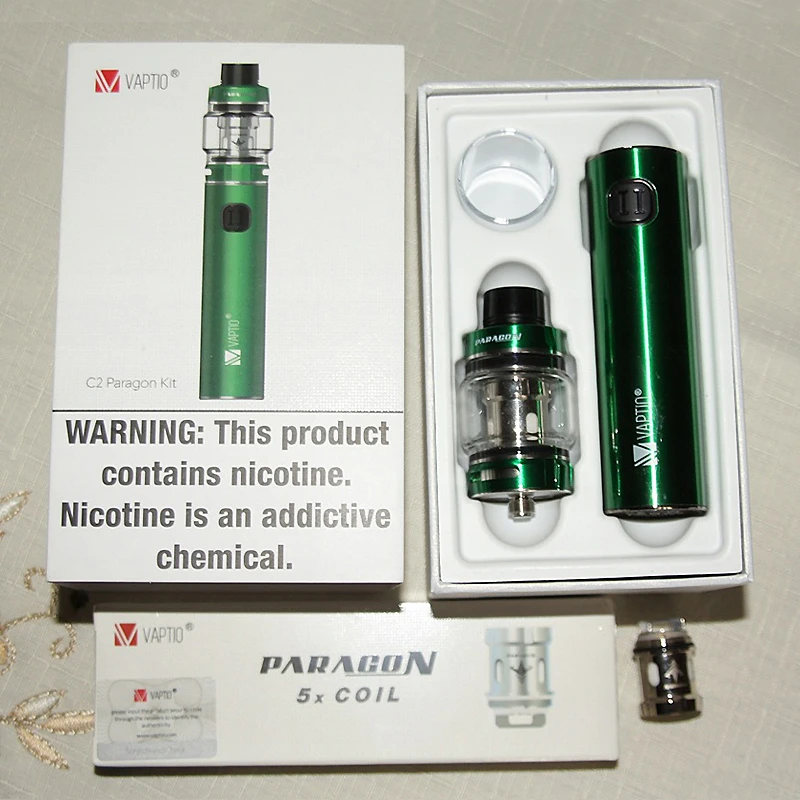 Стартовый набор для вейпа Vaptio C2 Paragon 100 Вт с резервуаром 3000 мАч 8 мл со встроенным