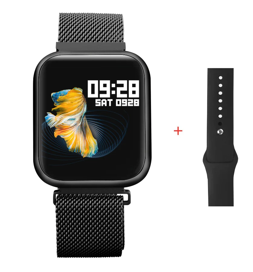 P80 SmartWatch android часы монитор сердечного ритма наручные часы с измерителем давления ip68 Водонепроницаемый Женский фитнес Браслет для iPhone pk P70