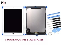 suitable for apple ipad air 2 ipad 6 a1567 a1566 new lcd touch screen component replacement xl