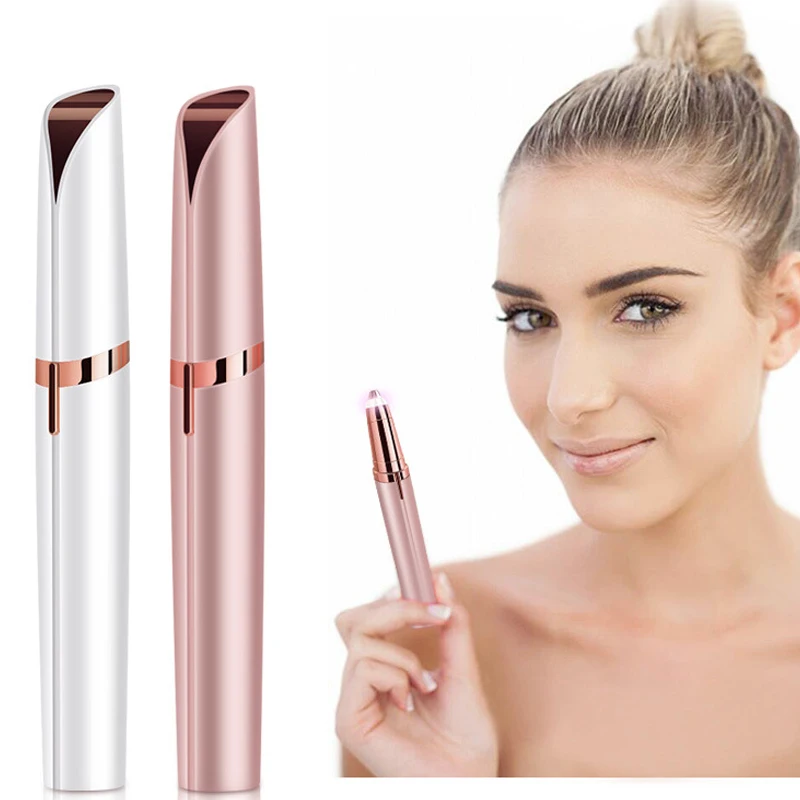 Уход за кожей лица Мини бровей Бритва Триммер для удаления волос лазерный