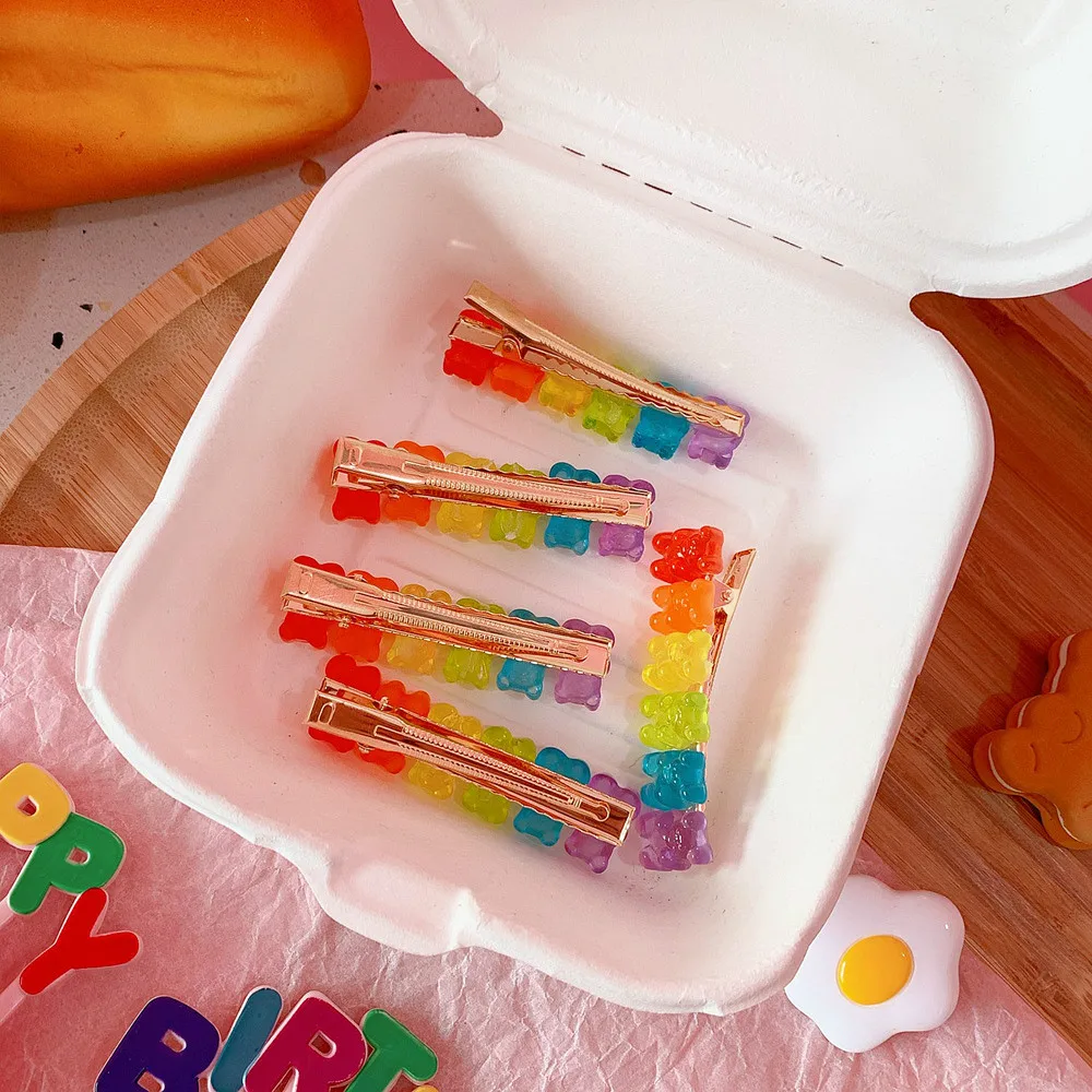 Модные жемчужные заколки для волос Judy Детские прозрачные подарки повседневные