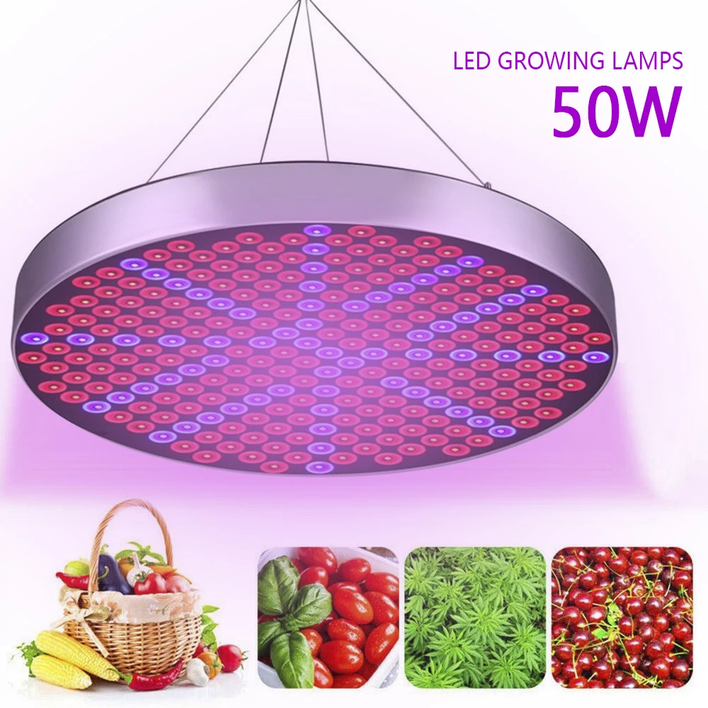 

50W LED Grow Light AC85-265V Full Spectrum Phyto Lamp 2835 Leds Phyto Growth Lamp Greenhouse Plant Lighting For Indoor Plant