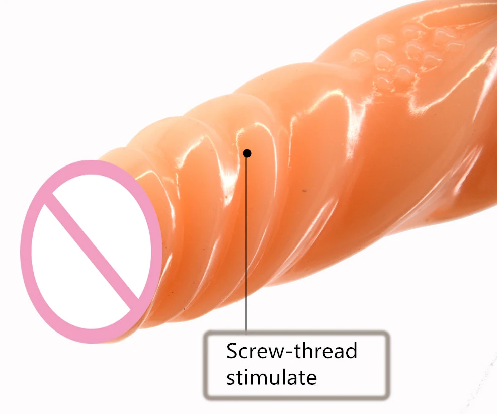 2017 животный фаллоимитатор динозавр пенис винтовая нить Анальная пробка на