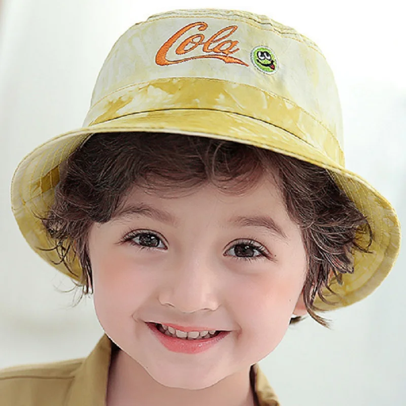 

Baby Hats Summer Cartoon Bucket Hat For Boys And Girls Baby Sun Hat Letter Kids Sun Caps