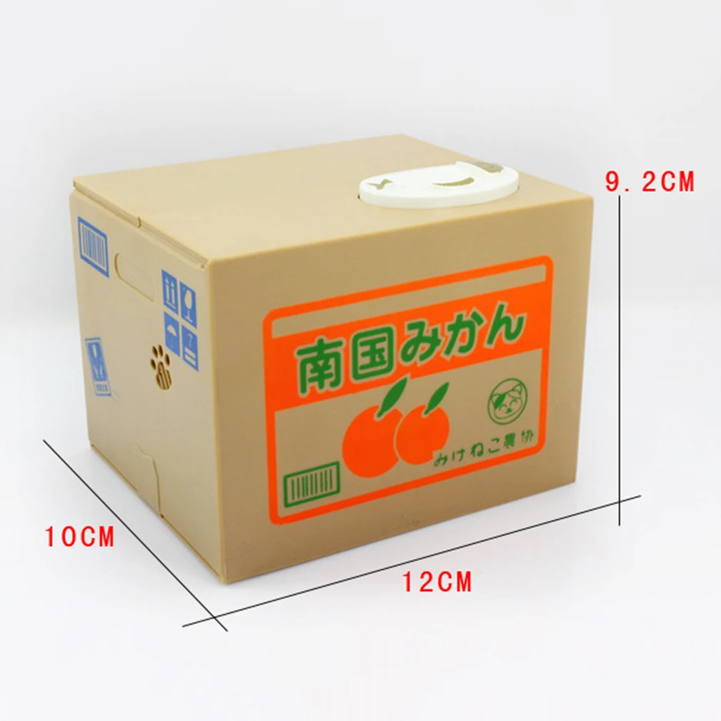 Электрический Кот вор копилка для денег игрушка подарок Дети коробки