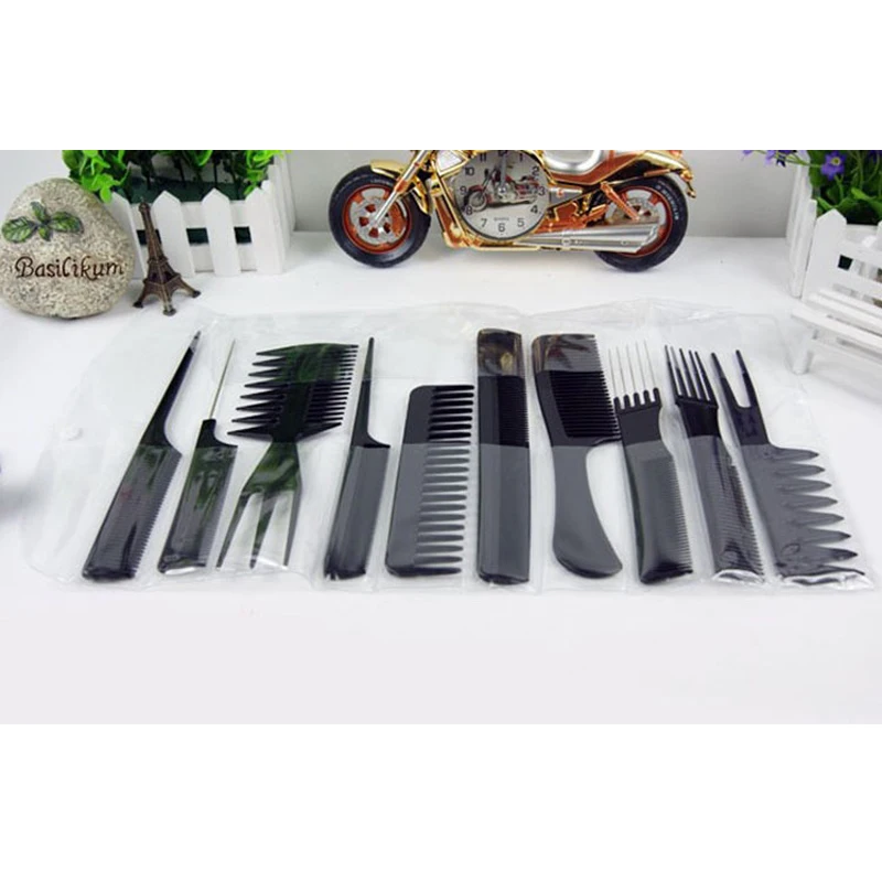 10 шт./компл. профессиональная машинка для стрижки волос расческа Парикмахерская