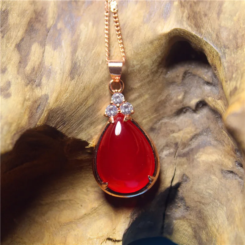 Оптовая продажа ювелирные изделия красный агат специальные покрытые серебром