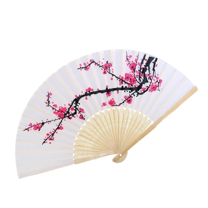 

15 PCS Delicate Plum Blossom Design Folding Hand Fan Wedding Gifts,Ladies, Church Wedding Gift, Party Favors, DIY