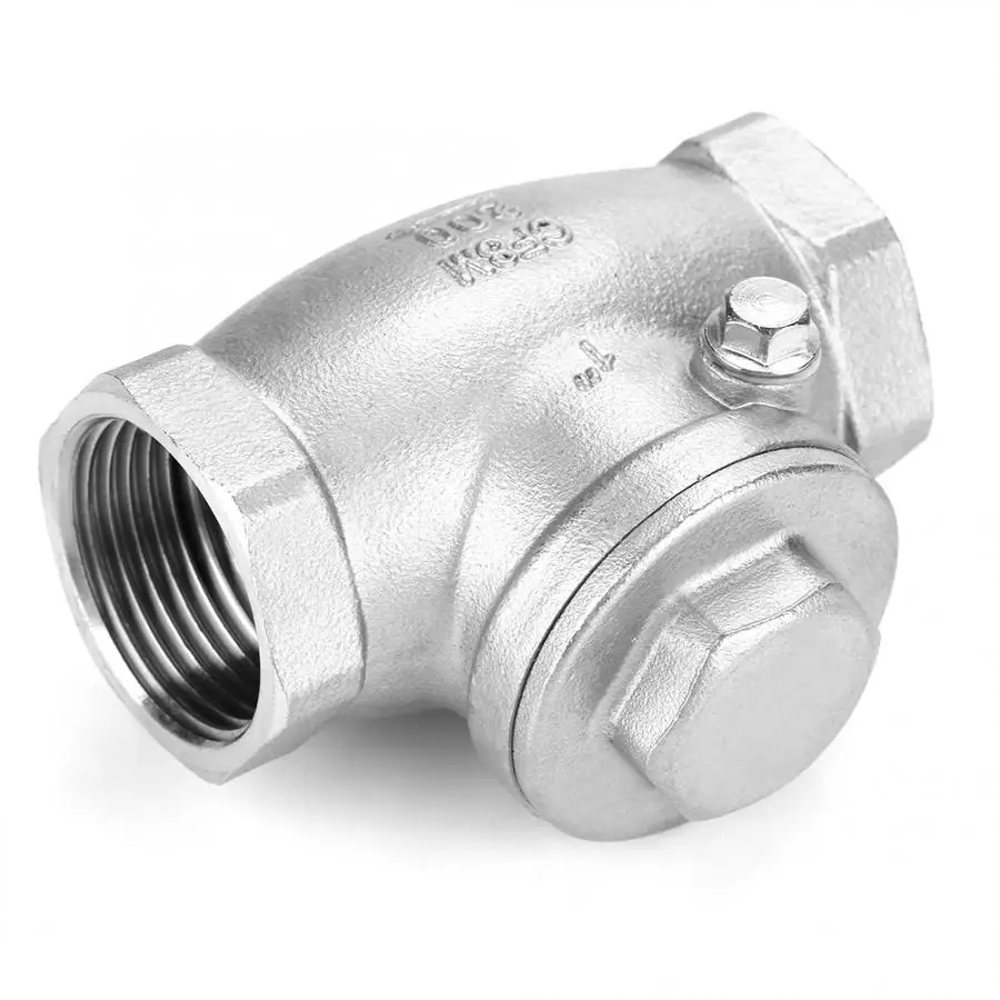 1 дюйм одноходовой поворотный обратный клапан DN25 из нержавеющей стали с