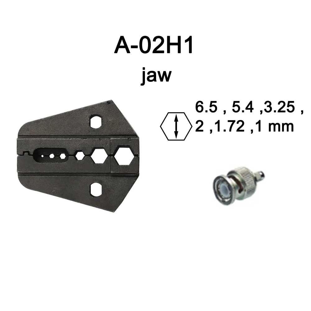 A02H1 A06WF2C A16WF A02H1 A03C штампы наборы для HS HS-06WF2C FSE-06WF2C AM-10 EM-6B1 EM-6B2 обжимной Пилер обжимной станок модули челюсти - Цвет: A02H1