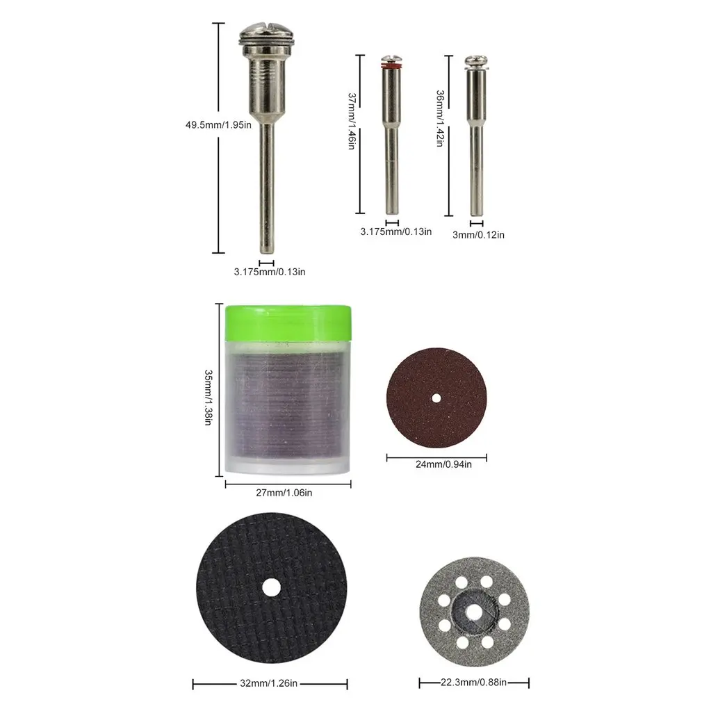 

40Pcs Diamond Cutting Discs Metal Saw Blade Set Mini HSS Circular Saw Blade For Dremel Rotary Tools Resin Cut-Off Wheels