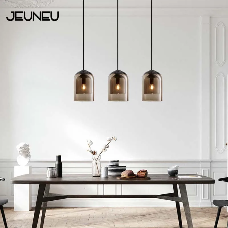 Креативная стеклянная Подвесная лампа в скандинавском стиле Е14 110 В переменного