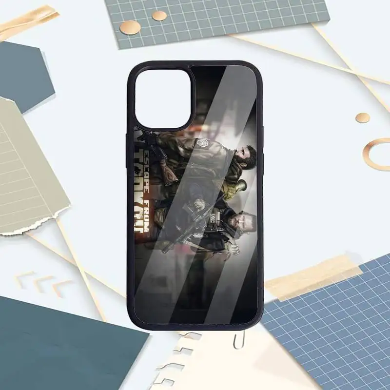 

Top Quality Escape From Tarkov Phone Cases PC for iPhone 11 12 pro XS MAX 8 7 6 6S Plus X 5S SE 2020 XR Luxury brand shell funda