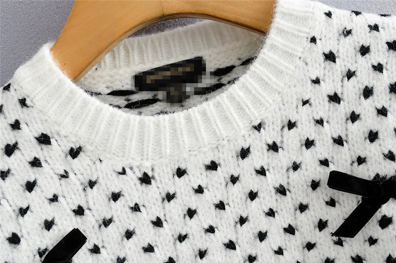STVY Knitting Pullover Women Sweaters 2020 New Spring O-Neck Bow Decoration Knitwear Jumpers Pull Femme Womens Top | Женская одежда