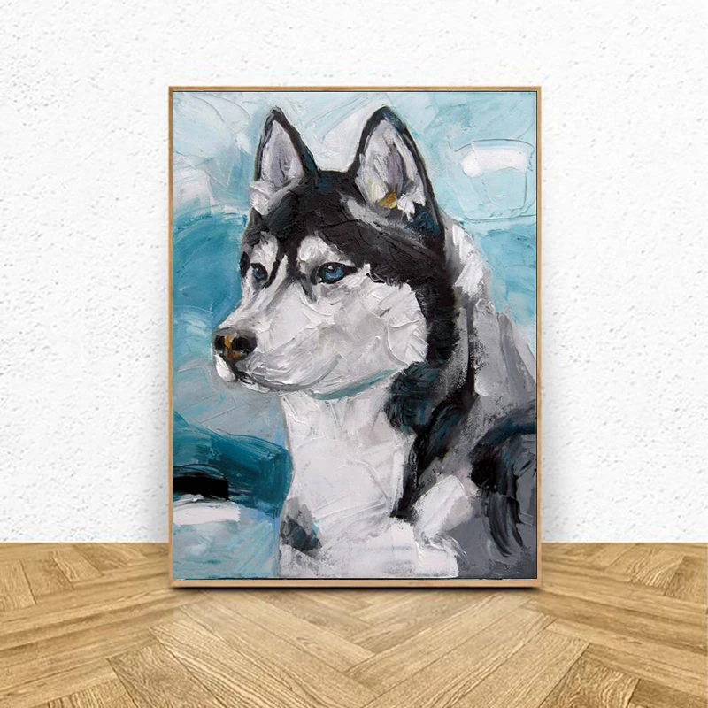 DIY Алмазная картина Хаски картины вышивка животное тигр крестиком Фреска