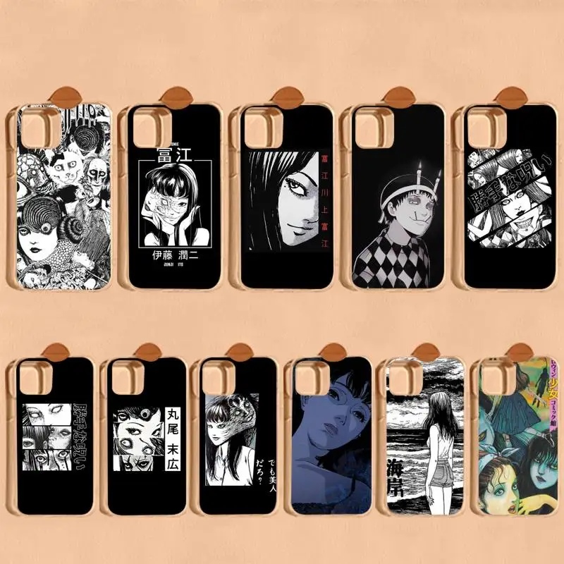 

Horror Comic Junji Ito Tomie Tees Phone Case for iPhone 11 12 13 mini pro XS MAX 8 7 6 6S Plus X 5S SE 2020 XR cover