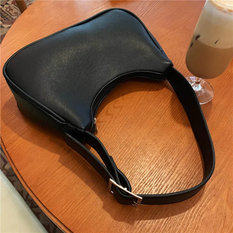 

Luxury PU Leather Women's Handbags 2020 New Vintage Underarm Bag Fashion Female Shoulder Bags Totes Bag Evening Clutch Purse