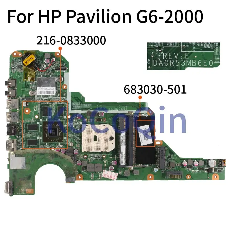 Для струйного принтера HP Pavilion G4 G6 G4-2000 G6-2000 G7 G7-2000 7670M материнская плата для