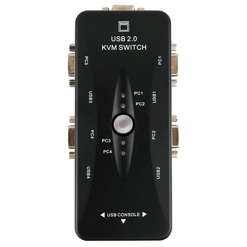 KVM переключатель совместимый с USB HDMI классические цвета и простой прочный дизайн 4