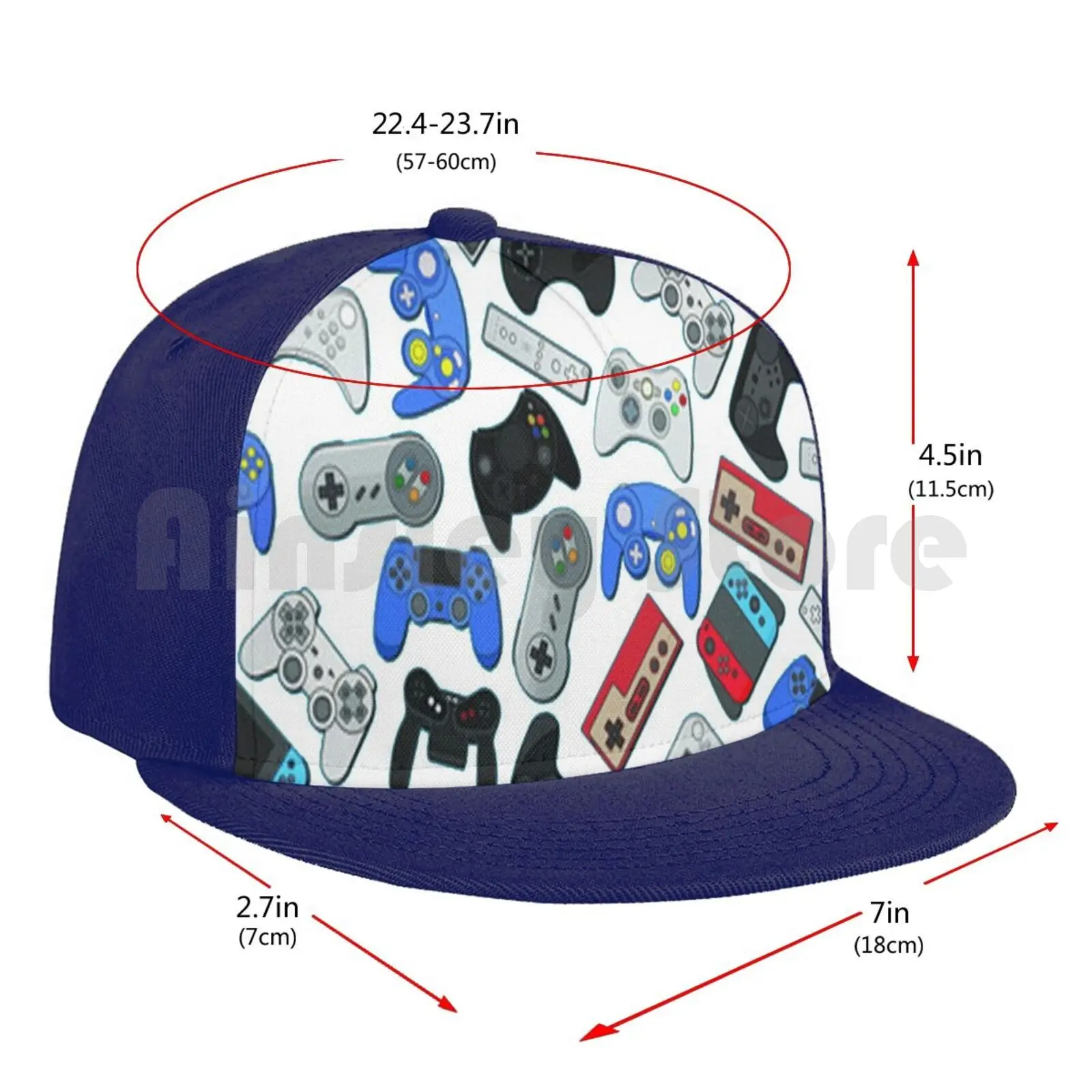 

Video Game Controllers Baseball Cap Unisex Mesh Casual Print Adjustable Video Games Video Game Video Game Controllers