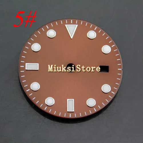 Style 5 1 шт. Parnis 28,5 мм часы стерильные циферблаты подходят ETA 2836 2824 MINGZHU dg2813, DG3804 мужские часы аксессуары для часов - Цвет: Style 5