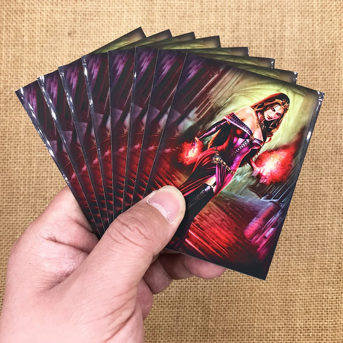 Liliana of the Veil 60 шт./пакет TCG протекторы для карт MGT Джейс рукава игра Николь защита персонажа карты щит Графика протектор Цвет рукава ПКМ - Цвет: Liliana of the Veil