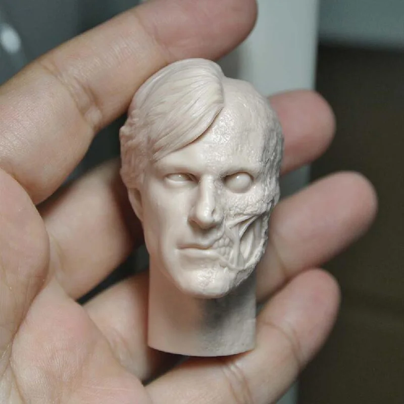 Лидер продаж 1/6 двухсторонняя Поворотная голова Харви вмятин Неокрашенная в