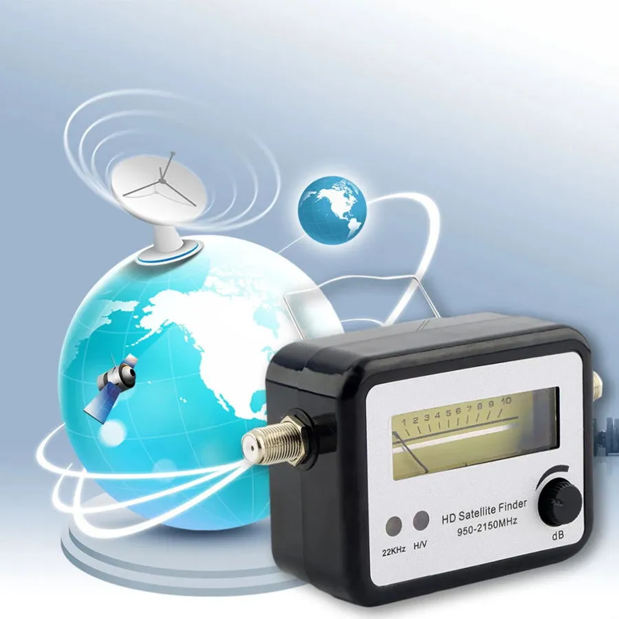 

DVB S/S2 TV Signal Satellite Finder Meter LNB Digital TV Satfinder For Find Alignment Signal Of TV Receivers