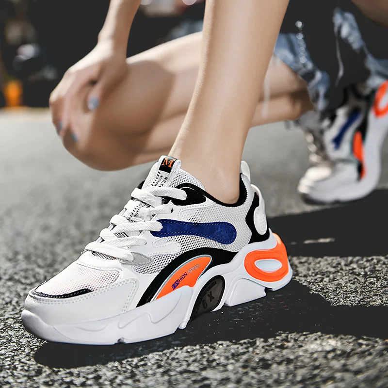 

2021 spring and summer hollow mesh breathable sports casual shoes