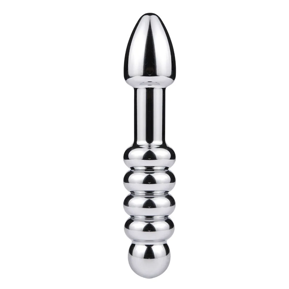 Metal Butt Plug Prostate Massager Anal Dilator For Men And Women Double-headed Masturbation Alternative Adult Sex Toys | Красота и