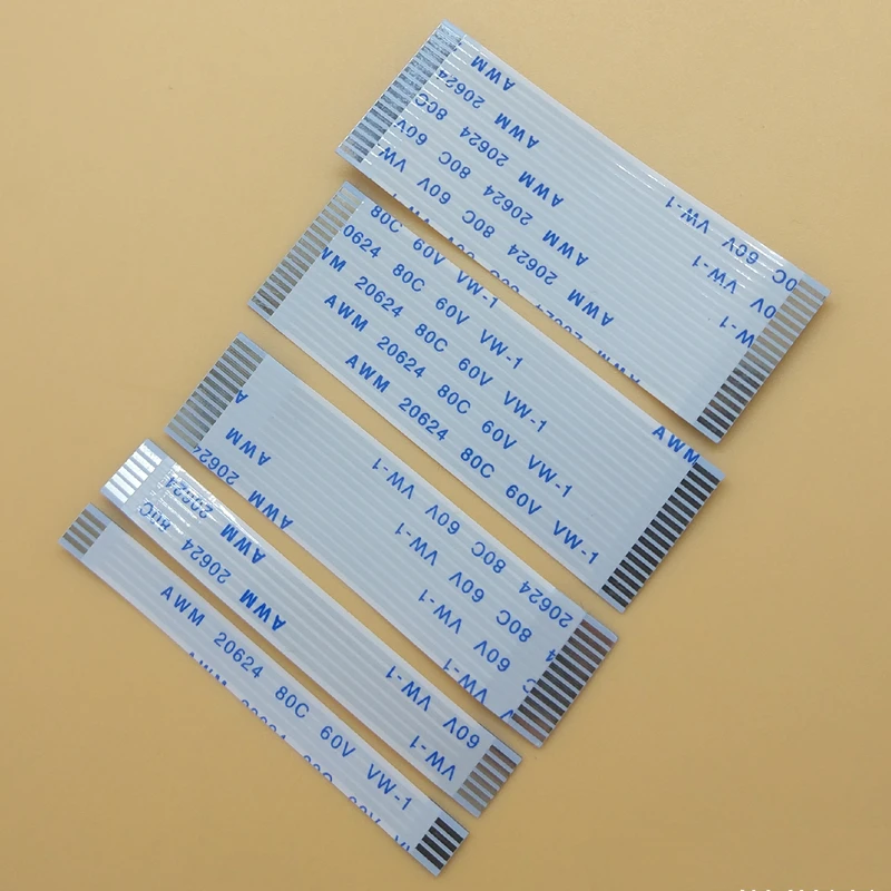 100 шт./лот 1 мм Шаг FFC/FPC Гибкий плоский кабель 5 см Тип же Сторона вперед ipsilateral 4