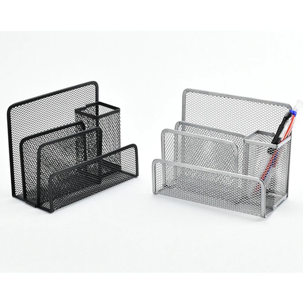 

1 Piece Desk Organizer File Storage Rack Magazine Holder Book Sorter Stationery Tidy Home Office Organization