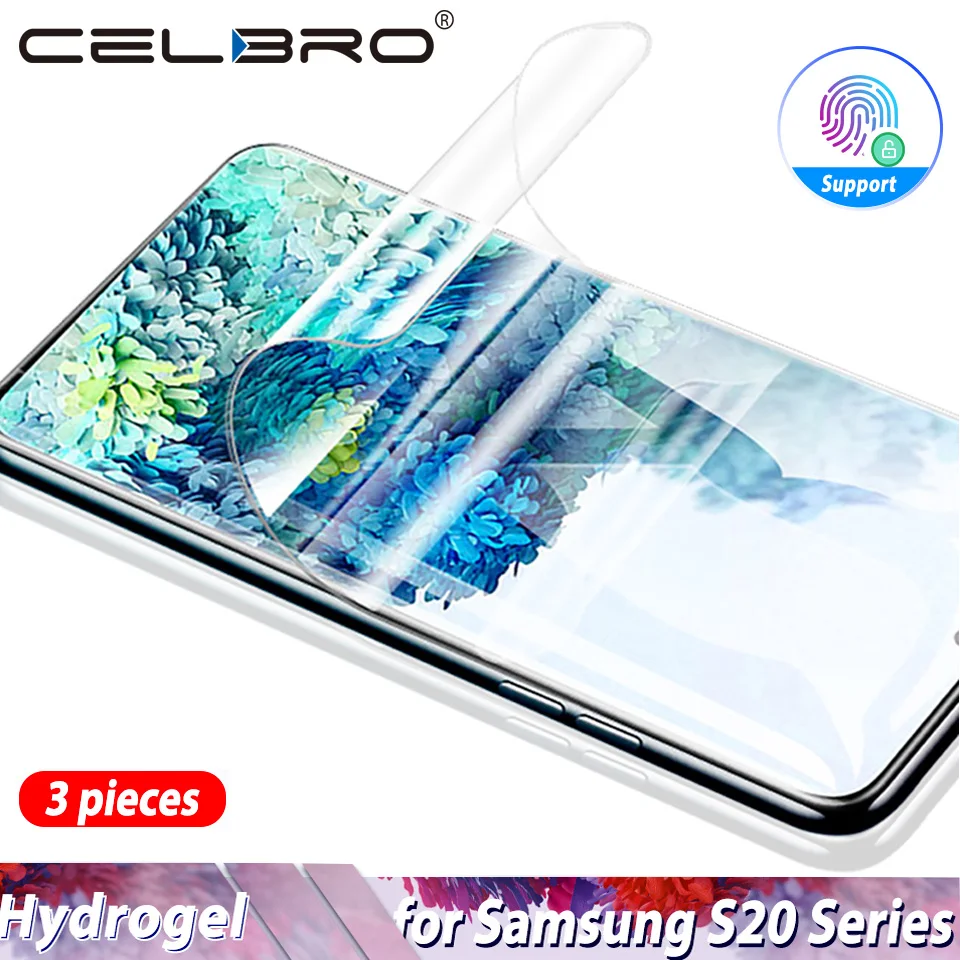 Гидрогелевая пленка 20D для Samsung Galaxy S20 Ultra 5G + Защита экрана Plus мягкая не