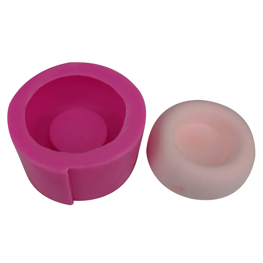 

Handmade Diy Candle Mold Candlestick Concrete Silicone Mold Aromatherapy Plaster Ornaments