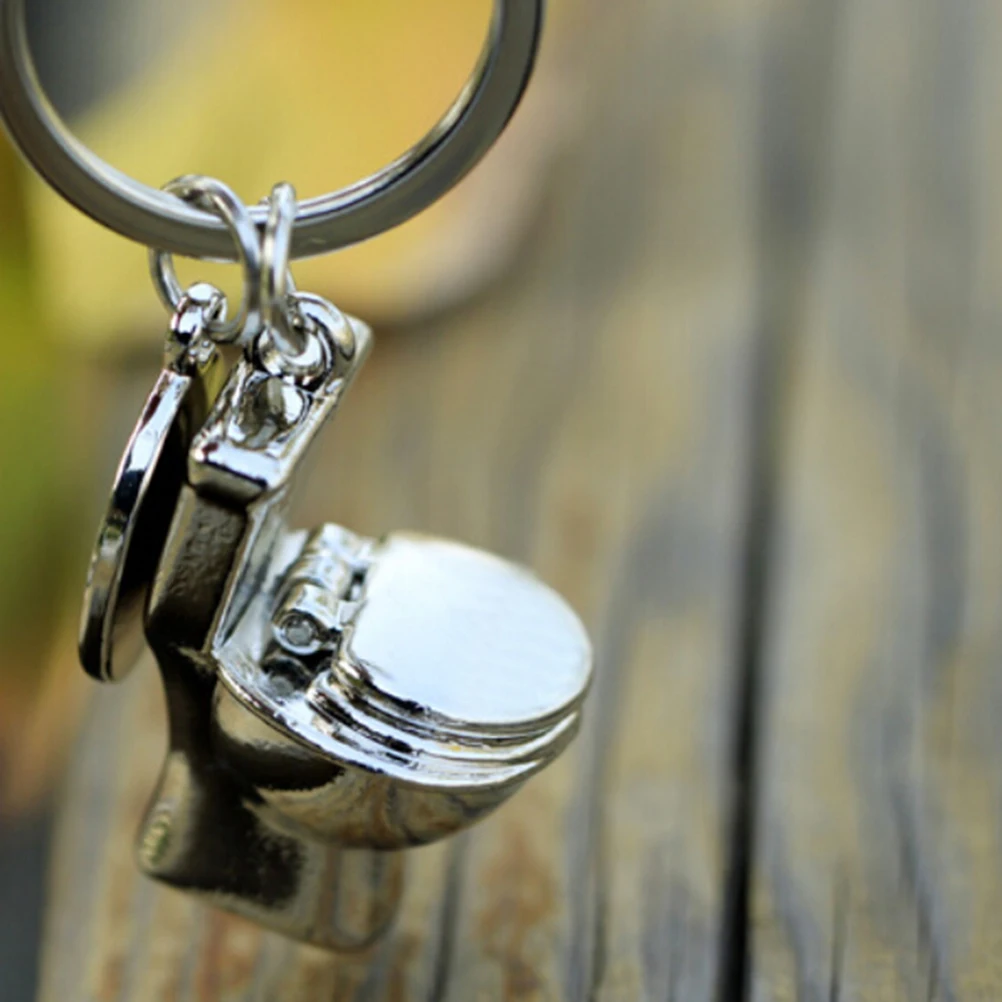 

1Pcs Mini Toilet Forever Keychain Metal Key Chain Keyring Keyfob Creative Gift