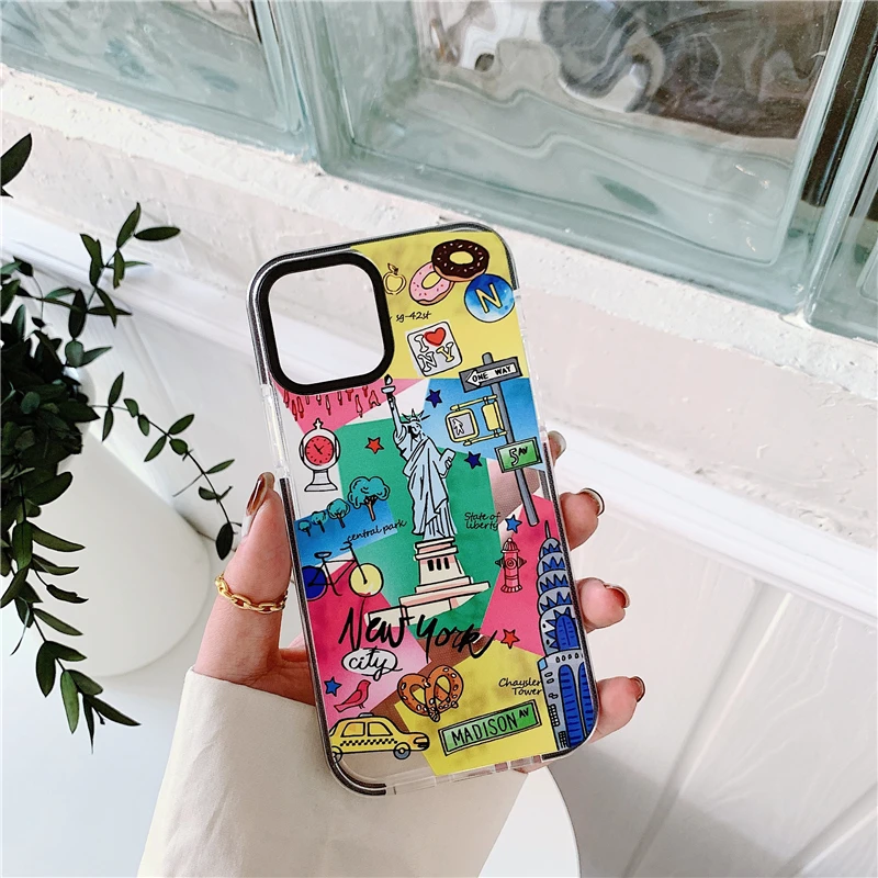Чехол-накладка для iphone 12 Mini 11 Pro Max 7 8 Plus X XR XS SE прозрачный из мягкого силикона |