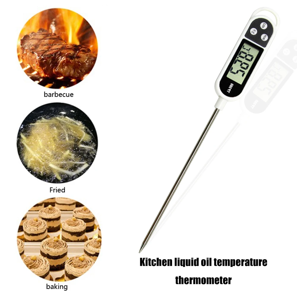 

Oven Digital Temperaure Sensor Meter Electronic Water Milk Oil Temperature Gauge Infrared Temperature Tester LCD Display