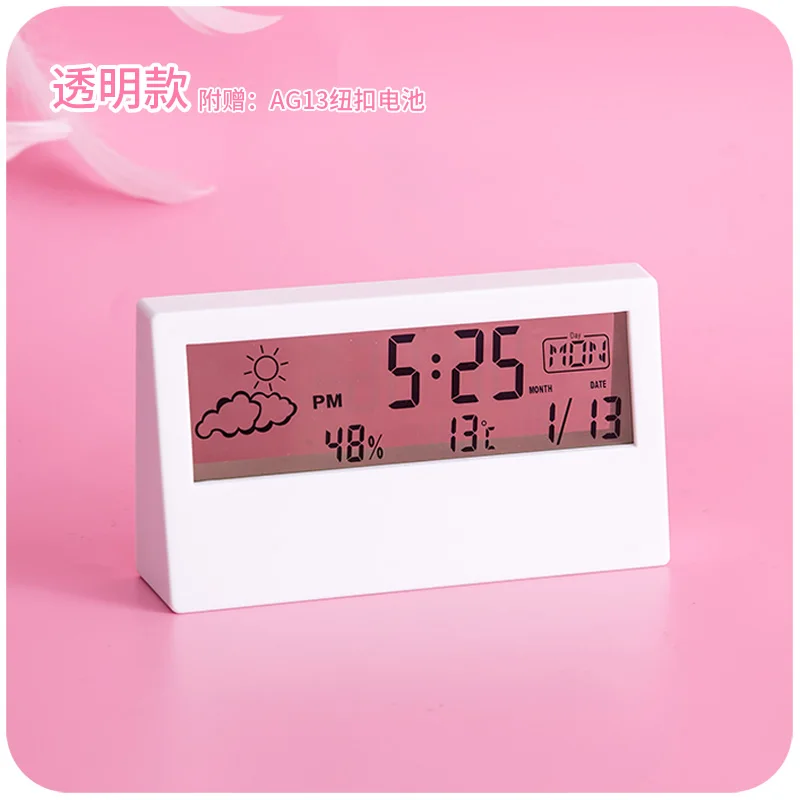 Электронные простые многофункциональные светодиодные будильники с