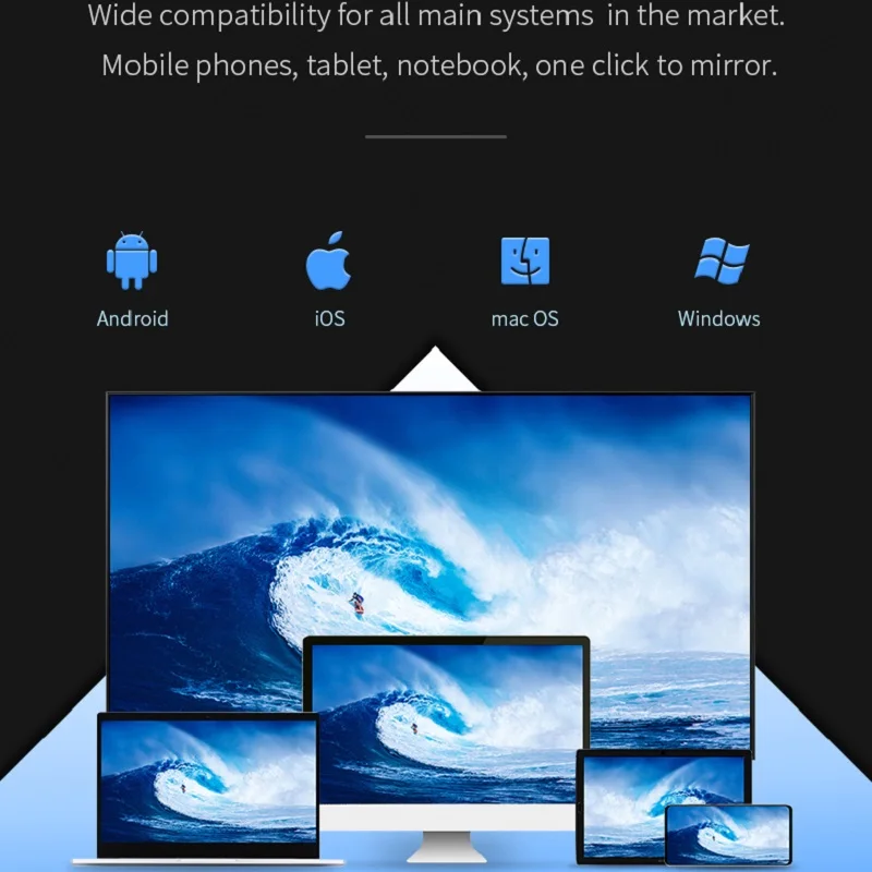 ТВ-приставка Mira screen K12 Wifi Дисплей приемник совместный экран HDMI-совместимый Airplay