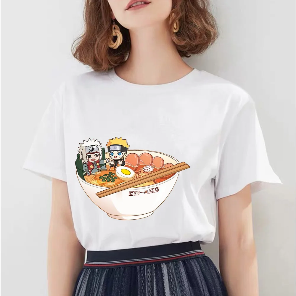 

Naruto Cute Kakashi Anime T-shirt Women Print Casual Clothes Cartoon Short Sleeve Maiden Unisex T Shirt Femme Aesthetic Tee Tops