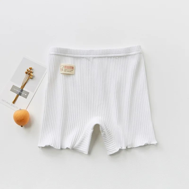 Летнее Детское нижнее белье для маленьких девочек безопасные Короткие штаны с
